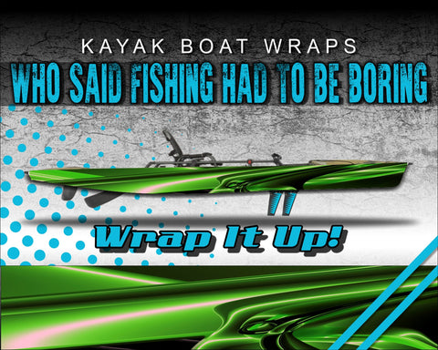 Chromafied Kayak Vinyl Wrap Kit Graphic Decal/Sticker 12ft and 14ft