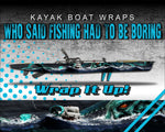 Kraken Pirate Ship Kayak Vinyl Wrap Kit Graphic Decal/Sticker 12ft and 14ft