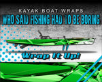 Shattered Camo Kayak Vinyl Wrap Kit Graphic Decal/Sticker 12ft and 14ft