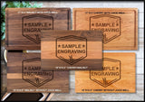 Infinity Knot Family Name Personalized Wood Cutting Board