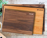 Family Name Established Personalized Wood Cutting Board