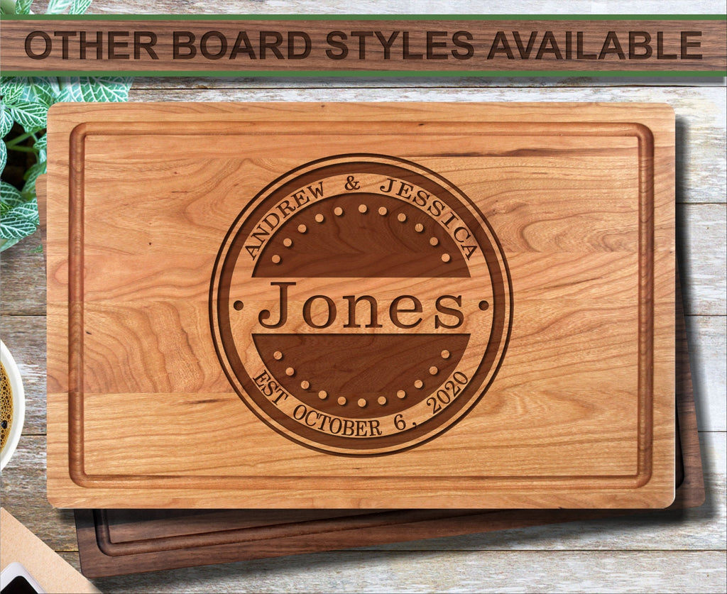 Personalized Round Wooden Board 