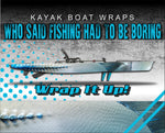 Giant Trevally Skin Kayak Vinyl Wrap Kit Graphic Decal/Sticker 12ft and 14ft