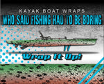 Trout Skin Kayak Vinyl Wrap Kit Graphic Decal/Sticker 12ft and 14ft