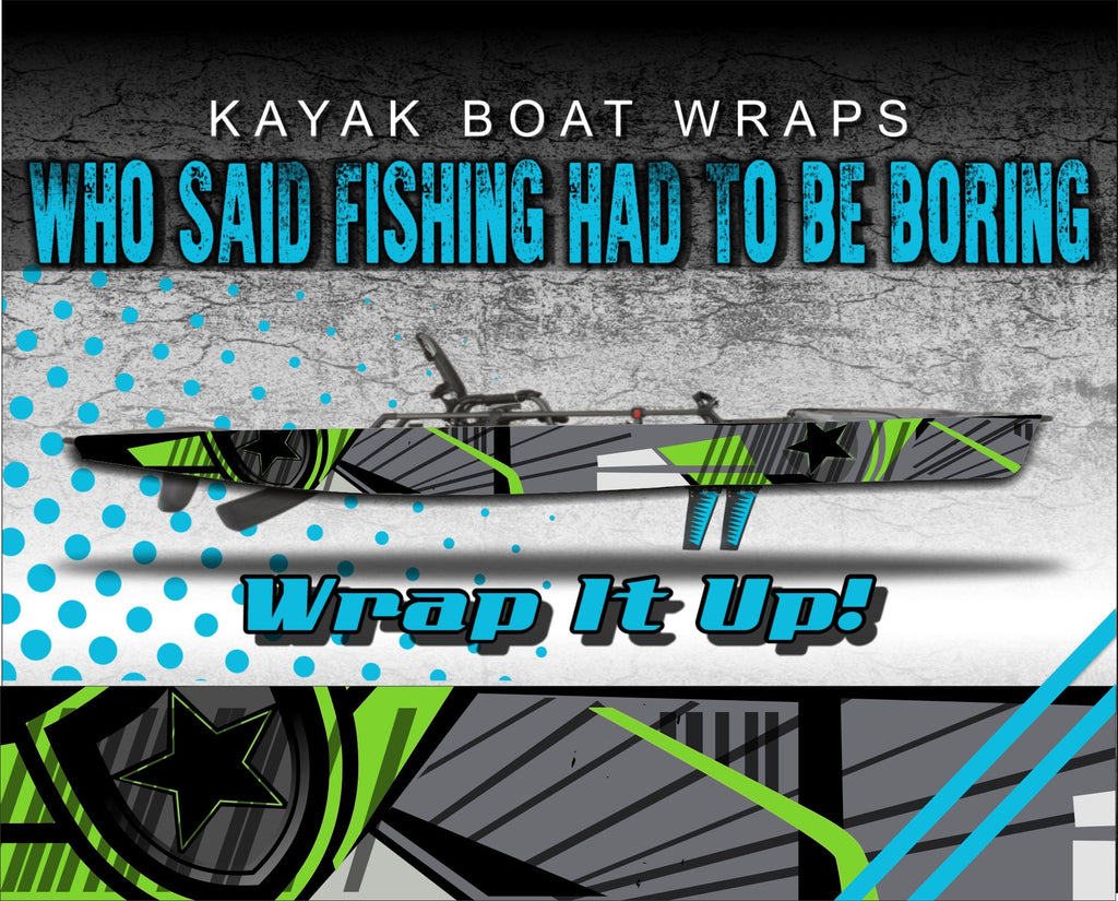 Wicked Star Kayak Vinyl Wrap Kit Graphic Decal/Sticker 12ft and 14ft –  Elite Choice Graphics