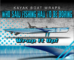 Bluefin Tuna Skin Kayak Vinyl Wrap Kit Graphic Decal/Sticker 12ft and 14ft