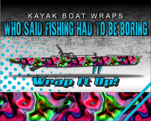 Tydie Kayak Vinyl Wrap Kit Graphic Decal/Sticker 12ft and 14ft