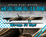 Aborigine Brown Kayak Vinyl Wrap Kit Graphic Decal/Sticker 12ft and 14ft