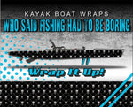 Skull Pattern Kayak Vinyl Wrap Kit Graphic Decal/Sticker 12ft and 14ft
