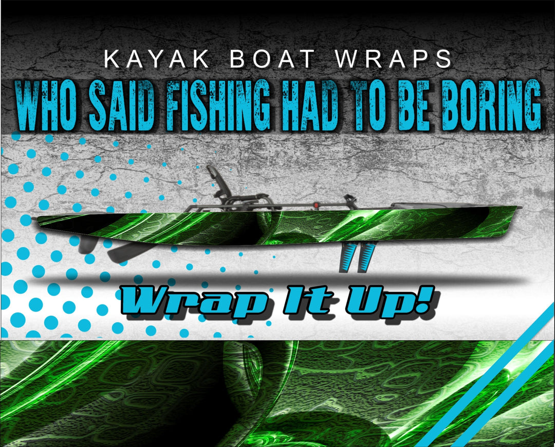 Blade Wrap Black Kayak shops Vinyl Wrap Kit Graphic Decal/Sticker 12ft and 14ft