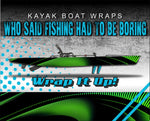 Viper Green Kayak Vinyl Wrap Kit Graphic Decal/Sticker 12ft and 14ft