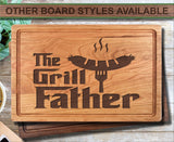 Grill Father Personalized Wood Cutting Board