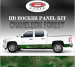 Chameleon Forest Camo Rocker Panel Graphic Decal Wrap Truck SUV - 12" x 24FT