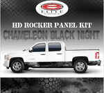 Chameleon Hex Black Night Camo Rocker Panel Graphic Decal Wrap Truck SUV - 12" x 24FT