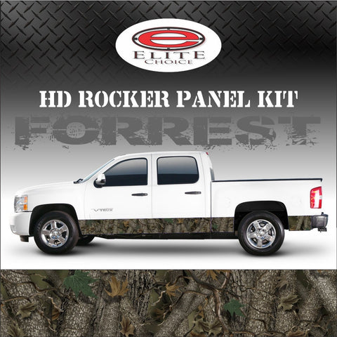 Forrest Camo Rocker Panel Graphic Decal Wrap Truck SUV - 12" x 24FT