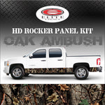 Oak Ambush Camo Rocker Panel Graphic Decal Wrap Truck SUV - 12" x 24FT