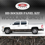 Woodland Ghost Camo Rocker Panel Graphic Decal Wrap Truck SUV - 12" x 24FT