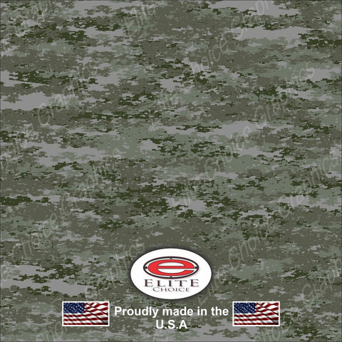 Digital Green 15"x52" or 24"x52" Truck/Pattern Print Tree Real Camouflage Sticker Roll or Sheet