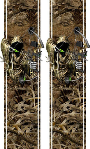 Deer Buck Reaper Grass Camo Truck Bed Band Race Stripes Decal Sticker Graphics