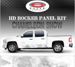 Chameleon Hex  Snow Camo Rocker Panel Graphic Decal Wrap Truck SUV - 12" x 24FT