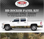 Chameleon Hex Army Camo Rocker Panel Graphic Decal Wrap Truck SUV - 12" x 24FT