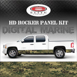 Digital Marine Camo Rocker Panel Graphic Decal Wrap Truck SUV - 12" x 24FT
