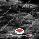 Chameleon Hex Night Black 15"x52" or 24"x52" Truck/Pattern Print Tree Real Camouflage Sticker Roll or Sheet