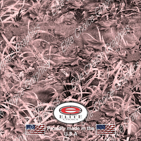Grass Land Pink 15"x52" or 24"x52" Truck/Pattern Print Tree Real Camouflage Sticker Roll or Sheet
