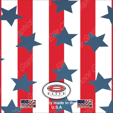 American Flag Stars 15"x52" or 24"x52" Truck/Pattern Print Tree Real Camouflage Sticker Roll or Sheet