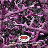 Obliteration Pink Tree Camo 15"x52" or 24"x52" Truck/Pattern Print Tree Real Camouflage Sticker Roll or Sheet