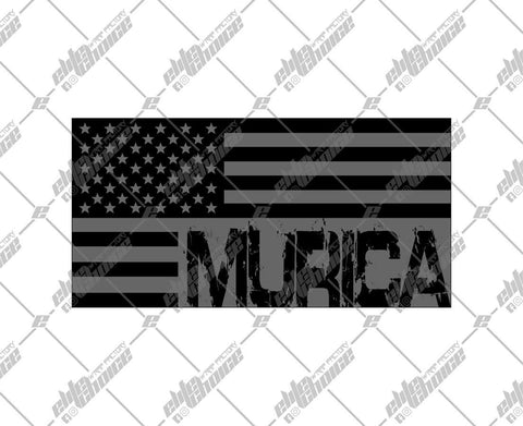 Merica Flag SVG. EPS. PNG Instant Download File