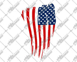 Tattered American Flag SVG. EPS. PNG Instant Download File