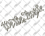 We The People Constitution SVG. EPS. PNG Instant Download File