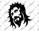 Jesus Head SVG. EPS. PNG Instant Download File
