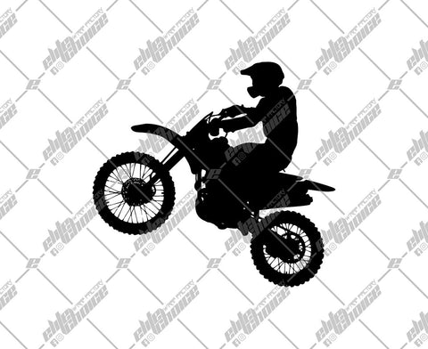 Dirt Bike SVG. EPS. PNG Instant Download File